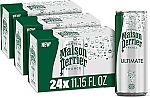 24-Cans Maison Perrier Unflavored Sparkling Water 11.15 oz $11.37