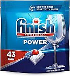 43-Ct Finish Powerball Dishwasher Detergent Tablets $8.40