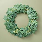 26" Hearth & Hand with Magnolia Faux Seeded Eucalyptus Wreath $6.99