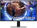 Samsung EPP: 27" Samsung Odyssey G60SD QHD 360Hz OLED Gaming Monitor $585