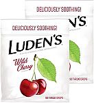 2-Pack 90-Count Luden's Wild Cherry Throat Drops $5.51