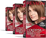 3-pk Revlon ColorSilk Beautiful Color Permanent Hair Color (various) from $5.39