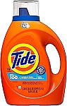 84-Oz Tide Liquid HE Compatible Laundry Detergent 4 for $33.77