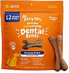 12-Ct Zesty Paws All-in-One FUNctional Dental Bones Dental Chews $0