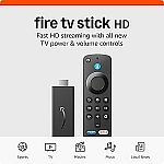 Amazon Fire TV Stick HD (Late 2024 model) $16.98