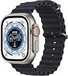 Apple Watch Ultra 49mm Titanium Case with Midnight Ocean Band (Refurbished) $380