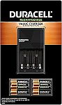 Duracell Ion Speed 1000 Charger with 6 AA and 2 AAA Pre-Charged Batteries $18.76