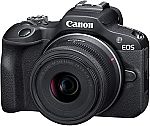 Canon EOS R100 Mirrorless Camera RF-S18-45mm F4.5-6.3 is STM Lens Kit $349.99