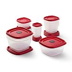Rubbermaid Easy Find Lids Food Storage Containers with Vented Lids, 26 Piece Set $8