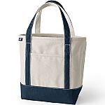 Lands' End Medium Canvas Tote Bag (more colors) $14 Shipped & more