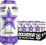 12-Pack 16-Oz Rockstar Energy Drink Pure Zero $11.51