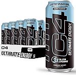 12-Pack 16-Oz Cellucor C4 Ultimate Energy Drink $12.54