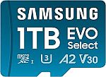 Samsung 1TB EVO Select microSDXC Card with SD Adapter $59.99