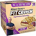 FITCRUNCH Snack Size Protein Bars (18 Bars, Peanut Butter and Jelly) $20.89