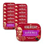12-Pack 3.75-Oz King Oscar Premium Sardines in Extra Virgin Olive Oil $14.40