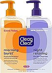 Clean & Clear 2-Pack Oil-Free Facial Cleansers $6