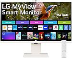LG 32SR85U-W 32” MyView 4K Smart Monitor $396.99