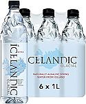 6-pack 1L Icelandic Glacial Natural Spring Alkaline Water $12.74