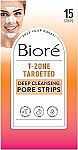 15 Count Biore T-Zone Blackhead Remover Strips $5.92 and more
