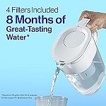 Brita 10-Cup Pitcher w/1 Filter + 4-Count Brita Plus Filter $38.14 + Free $10 Amazon Credit