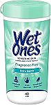 40-Ct Wet Ones Hand and Face Wipes (Sensitive Skin) $1.49