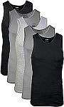 5-pack Gildan Men's A-Shirt Tanks $8.38