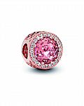 Rue La La - Pandora Sale: Timeless 14K Rose Gold Plated Gemstone Charm $50 and more