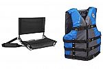 Cascade Mountain Stadium Seat $21, Stearns Adult Life Vest $16