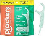 300-Ct Plackers Micro Line Dental Floss Picks $5.76