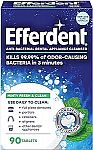 90 Count Efferdent Retainer Cleaner & Denture Cleanser Tablets $2.88