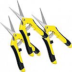 3-Pack 6.5" iPower Gardening Hand Pruner Scissors $6