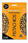 5.5-Oz Wonderful Honey Roasted Pistachios (No Shells) $2.76