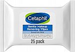 25-Ct Cetaphil Gentle Makeup Removing Face Wipes $2.31