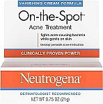 Neutrogena On-The-Spot Acne Treatment Gel with Benzoyl Peroxide 0.75 oz $3.92