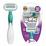 2-pk BIC Soleil Sensitive Advanced Women's Disposable Razors $2.94