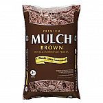 Premium 2-cu ft Dark Brown Mulch $2