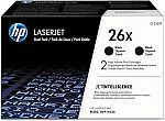 HP 26X Black High-yield Toner Cartridges (2-pack) $251