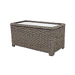 Hampton Bay Laguna Point Brown Wicker Outdoor Patio Storage Coffee Table $99