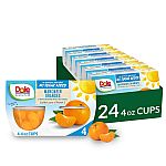 24-Pack 4-Oz. Dole Fruit Bowls No Sugar Added $11.25
