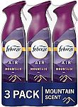 3-Pk 8.8 Oz Febreze Air Freshener Spray $5 and more