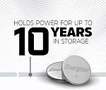 10-Count Energizer 2032 3V Lithium Coin Batteries $9.83