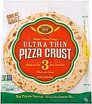 3-Count 12" Golden Home Bakery Products Ultra Thin Pizza Crust $3.79