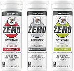 40-Pack Gatorade Zero Tablets, Variety Pack $10.79
