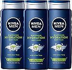3-Ct 16.9 Oz NIVEA Body Wash + 20 Oz Body Wash $11 