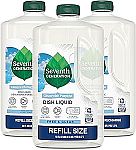 3-Ct 50 Oz Seventh Generation Hand Dish Wash Refill $17