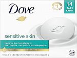 14-Pack 3.75-Oz Dove Beauty Bar $9.44