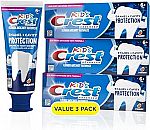 3-pack Crest Kids Advanced Toothpaste Enamel + Cavity Protection with Fluoride for Anticavity, 4.1oz $9