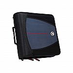 Case It Mighty Zip Tab 3" 3-Ring Zipper Binders, Black $10 Shipped