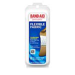 8-Count Band-Aid Brand Flexible Fabric Adhesive Bandages, All One Size $0.94
