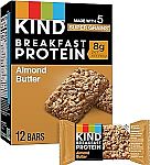 6-Count 1.76-Oz Kind Breakfast Bar (Almond Butter) $2.92